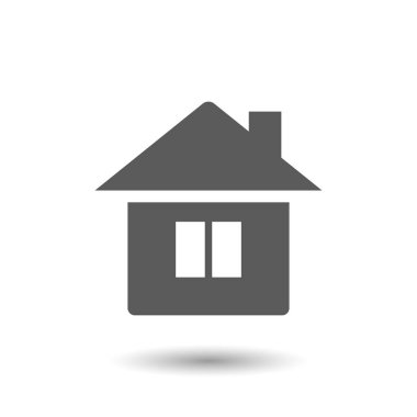 Home icon for web and mobile applications. Vector