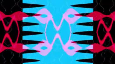 Renkli arkaplan ile farklı şekillerin canlandırması