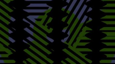 Renkli arkaplan ile farklı şekillerin canlandırması  