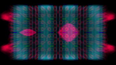 Renkli arkaplan ile farklı şekillerin canlandırması 