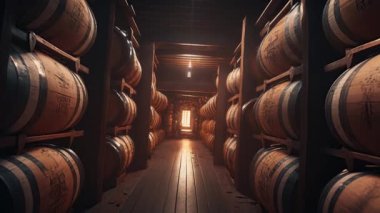 animasyon - Alkol Varili Odası İçişleri