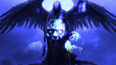 Animasyon - Kanatlarıyla çırpınan ölüm meleği