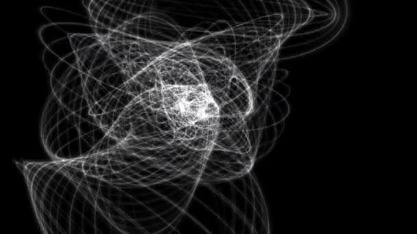 Animation Particles Line Rising Spectacular Motion Graphics Background — Vídeo de stock