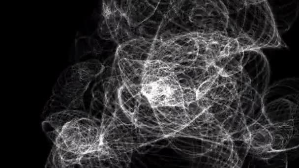 Animation Particles Line Rising Spectacular Motion Graphics Background — Vídeo de Stock