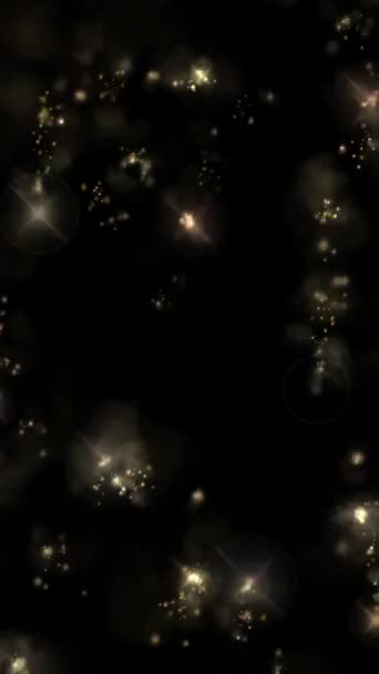 Animace Grafika Pohybu Třpytivých Částic Fireworks — Stock video