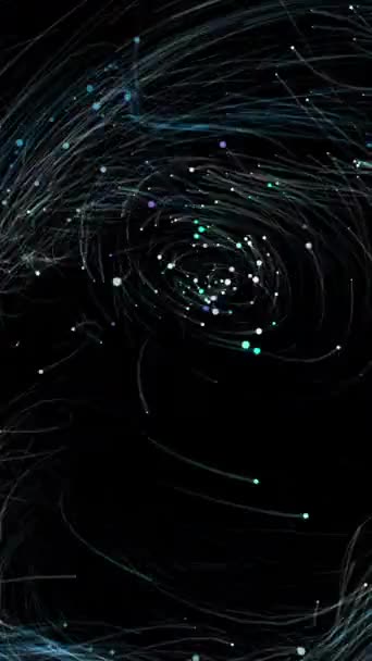 Animation Particles Line Rising Spectacular Motion Graphics Background — Vídeos de Stock