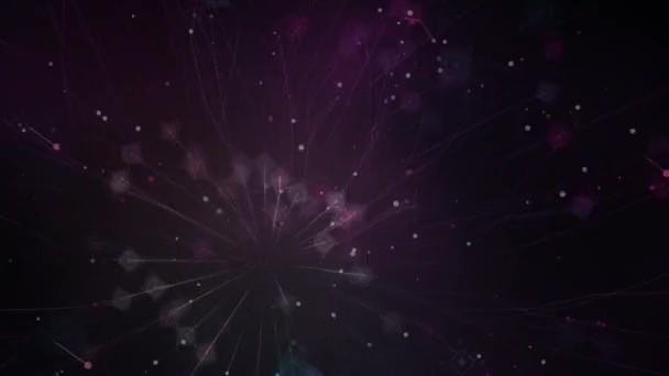 Анимация Магия Исцеляет Графику Движения Черном Фоне — стоковое видео