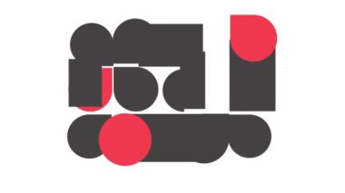 animasyon - soyut minimalist geometrik arkaplan 