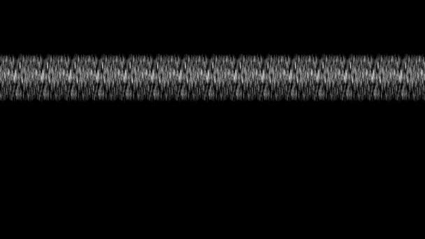 ブラックバックのノイズで動くラインの2Dアニメーション — ストック動画
