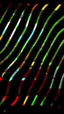  dikey video - Soyut dalga arkaplanı hareketinin 2D canlandırması