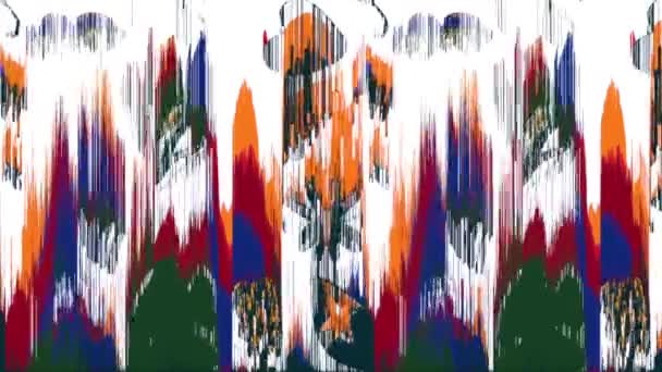 Анимация Abstract Screen Digital Pixel Sorting Noise — стоковое видео
