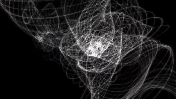 Animation Image Noir Blanc Avec Des Rayures Lumineuses Dynamiques Des — Video
