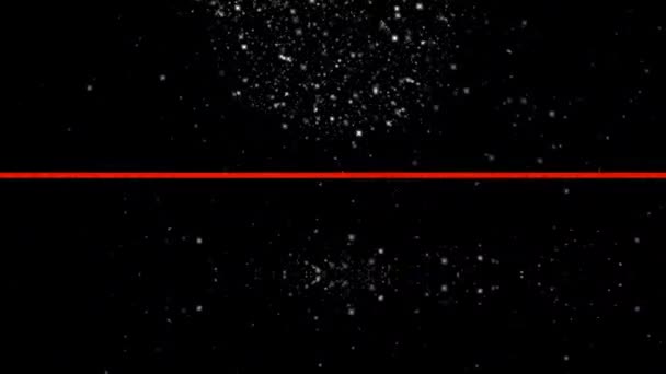 Анимация Цифровое Абстрактное Искусство Пиксельным Эффектом Глюка Синем Черном Тонах — стоковое видео