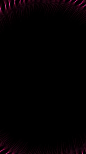Вертикальна Анімація Яскраво Сині Світлові Сліди Спіралі Темному Просторі Ілюструють — стокове відео