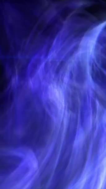 Tourbillon Lumière Bleu Violet Énergique Avec Effet Rafale Étoiles Sur — Video