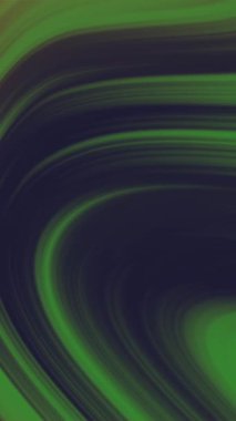 Değişik tasarım gereksinimleri için ideal yeşil ve turuncu renkte akışkan dalgaların büyüleyici soyut bir arka planı.