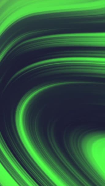 Захоплюючий Абстрактний Фон Потокових Хвиль Градієнті Зелених Помаранчевих Відтінків Ідеально — стокове відео