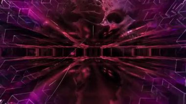 Etrafında parlak mavi gözlü ve soyut enerji parçacıkları yayılan rahatsız edici bir kafatası yaratığı. Bu doğaüstü korku konsepti karanlık fanteziyle ruhani ışık efektlerini harmanlıyor. Korkutucu ve gizemli projeler için mükemmel..