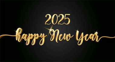 Mutlu yıllar 2025 - ilham verici yeni yıl güzel el yazısı alıntılar, hediye etiketleri, harfli mesajlar. El yapımı kış, Ocak tabiri. 2025 için el yazısıyla modern fırça kaligrafisi. Çeviri: nazo82.