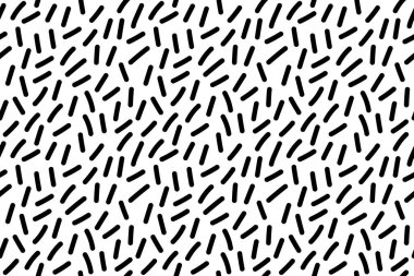 Beyaz arka planda siyah soyut yuvarlak çubuklar. Parlak yaz baskısı. Moda, modern arka plan. Reklam, broşürler, broşürler. Vektör illüstrasyonu.