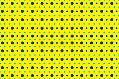 Renkli çember şekilli modern soyut illüstrasyon. Web siteleri ve iniş sayfaları için desen. Vektör çizimi. Doku ve kartpostallar için geometrik şekillerin Memphis deseni. 