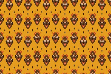 Afrika etnik geleneksel yeşil deseni. Kusursuz güzel Kitenge, Chitenge tarzı. Renkli moda tasarımı. Geometrik çember soyut motifi. Çiçek Ankara baskıları, Afrika balmumu baskıları. 