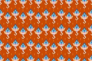 Peru Hint desenli etnik motifler geometrik vektör arka planı. Doodle yerli Kızılderili kabile motifleri giysi kumaşı geleneksel tasarım. Navajo kıyafet desenini simgeler