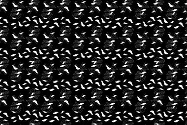 Tomurcuklu ve yapraklı kusursuz çiçek deseni. Tekstil baskısı, davetiye tasarımı, düğün kartı ya da soyut geçmiş. Klasik İsviçre tarzı. Vektör illüstrasyonu