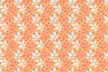 Geleneksel el çizimi vektör çiçek deseni. Duvar kağıdı, ambalaj kağıdı, arkaplan, kumaş için kusursuz tasarım. Dekoratif çiçekli, kusursuz bir desen. Vektör illüstrasyonu