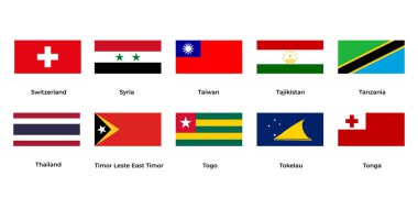 İsviçre, Suriye, Tayvan, Tacikistan, Tanzanya, Tayland, Togo, Tokelau, Tonga 