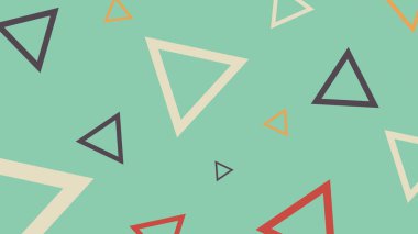 El Çizimi Soyut Arkaplan. Rastgele üçgen şekiller. Mavi arka plan. Yüksek kalite fotoğraf