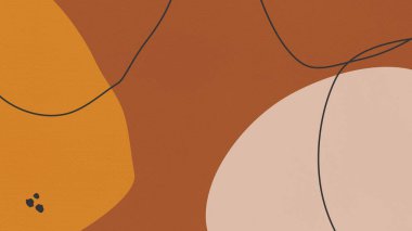 Çok renkli dijital soyut model arkaplanı. Kahverengi turuncu bej rengi. Modern sanatsal doku. 