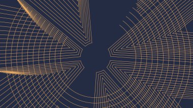 Modern, zarif, soyut bir arkaplan. Sıcak kahverengi daire ve çizgi şekilleri. Yüksek kalite fotoğraf