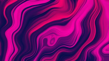 Neon sıvısı soyut arka plan. Mor pembe renkte dalgalı çizgiler. Yüksek kalite fotoğraf