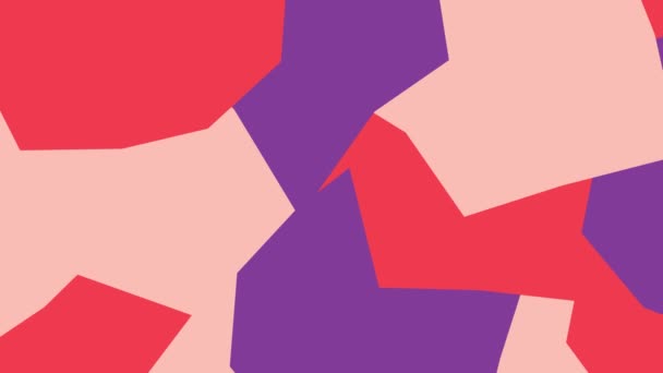 Абстрактный Резкий Многоцветный Анимированный Бумажный Текстурный Фон Пастельным Винтажным Стилем — стоковое видео