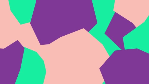Абстрактный Резкий Многоцветный Анимированный Бумажный Текстурный Фон Пастельным Винтажным Стилем — стоковое видео