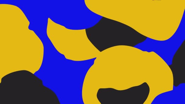 Минимальный Геометрический Рисунок Анимированного Фона Современный Универсальный Многоцветный Абстрактный Фон — стоковое видео