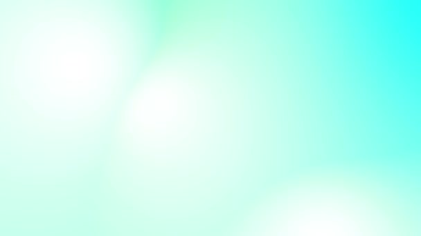 Streszczenie Cyjan Białe Kolory Gradientu Animowane Tło Tekstury Światła Wysokiej — Wideo stockowe