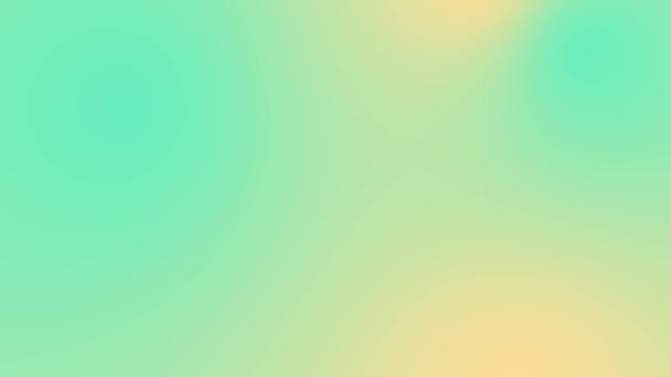 Mjuk Pastell Färg Lutning Loop Bakgrund Grön Orange Turkos Färg — Stockvideo