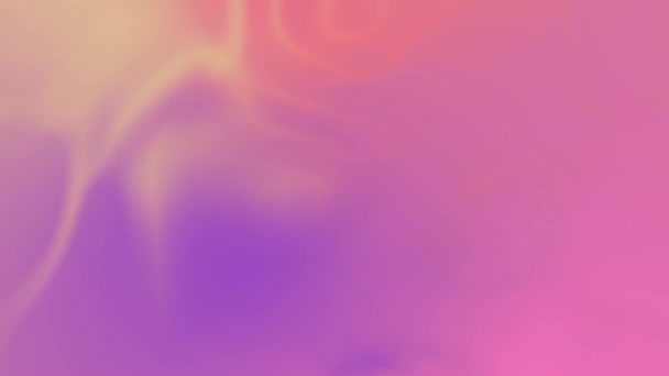 Gradient Abstrait Fond Animé Couleur Rose Violette Animation Nuageuse Hautement — Video