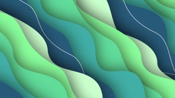 Красочный Абстрактный Анимированный Фон Современная Иллюстрация Многоцветная Анимация Высокое Качество — стоковое видео