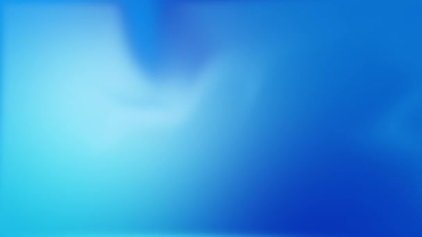 Абстрактный Голубой Флот Голубой Размытый Градиент Анимированного Фона Эффектом Крыла — стоковое видео
