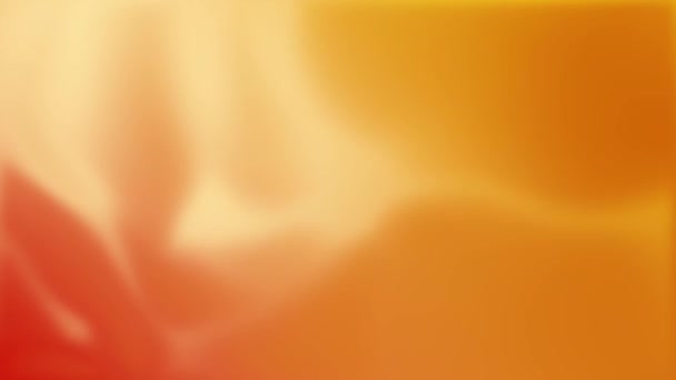 Abstraktní Oranžové Žluté Červené Rozmazané Gradient Animované Pozadí Křídlem Efekt — Stock video
