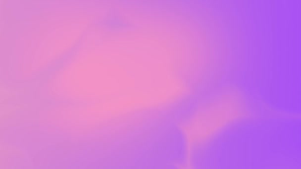 Gradient Abstrait Fond Animé Couleur Rose Violette Animation Nuageuse Hautement — Video