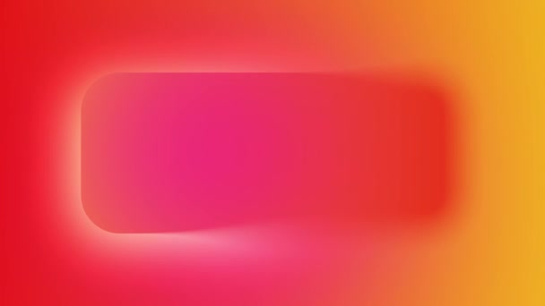 長方形のピンクの赤黄色のグラデーションの抽象的なアニメーション背景 4Kアニメーション — ストック動画