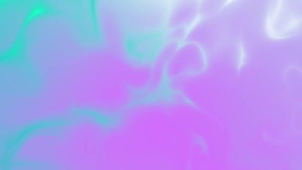 抽象流体动画背景 紫色和蓝色水彩数字横幅 多云的背景 — 图库视频影像