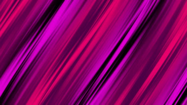 Abstraktní Pozadí Růžového Neonu Zářících Světlých Animovaných Tvarů Červené Pruhy — Stock video
