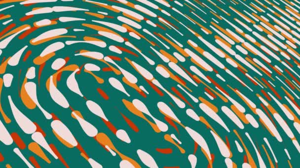 Безшовний Круглий Анімований Барвистий Фон Високоякісна Анімація Різнокольоровими Формами — стокове відео