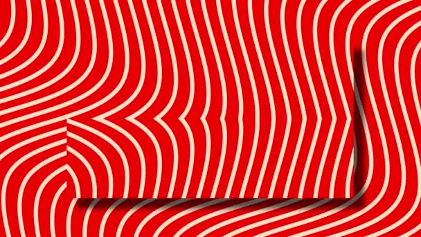 Абстрактный Красочный Анимированный Фон Красный Белый Фон Графики Концепции — стоковое видео