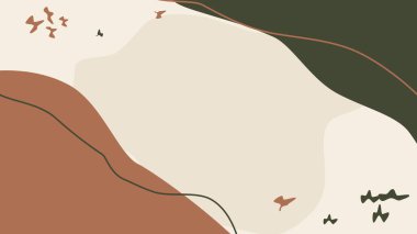 Soyut sanat arka planı açık bej ve kahverengi renkler. Kum dalgalı şekilli tuvale çizim yapmak..